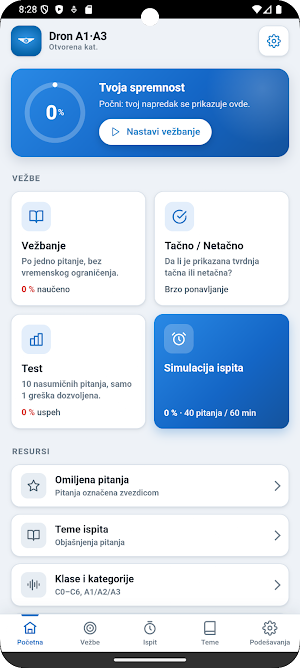 A1/A3 - Ispit za drona Screenshot 0