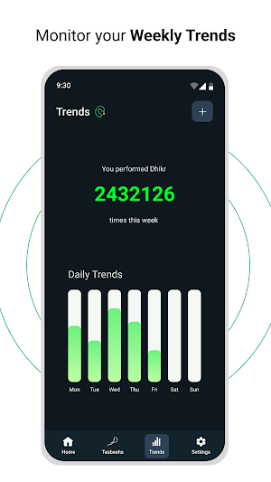 Tasbeeh Counter: Tasbih, Zikr Screenshot 2