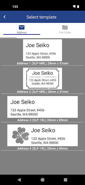 SII Smart Label Creator Screenshot 3
