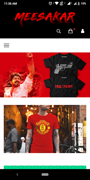Meesakar Shopping App Screenshot 0