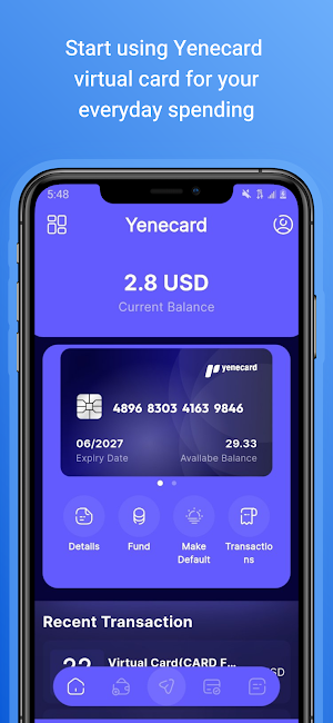 Yenecard Screenshot 0