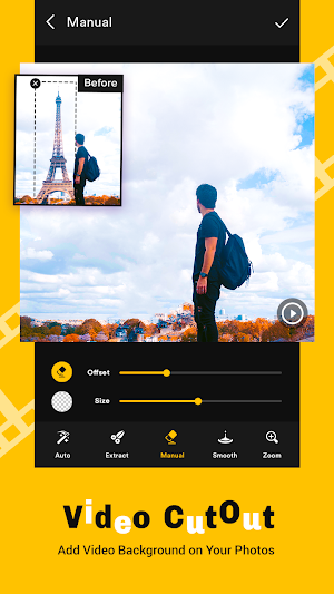 Add Video Background - Video Background Changer Screenshot 1