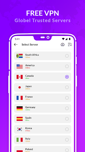 Fast Turbo VPN - Secure VPN Screenshot 2