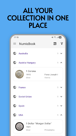NumisBook - Coin Collection Screenshot 0