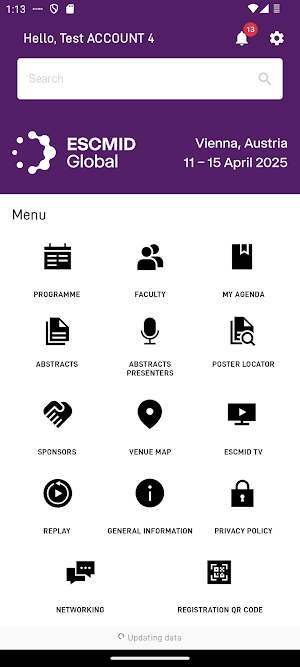 ESCMID 2025 Screenshot 1