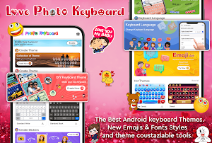 Love Photo Keyboard Theme 2025 Screenshot 1