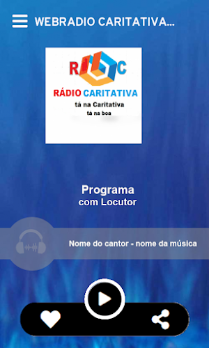 Webrádio caritativa Screenshot 1