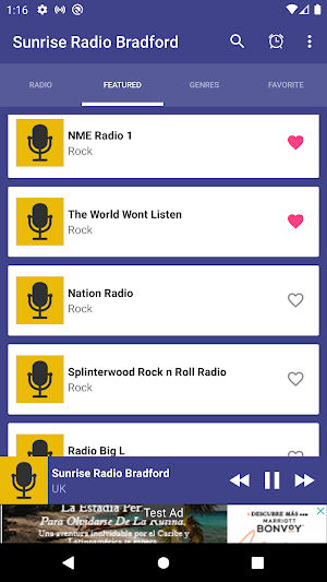 Sunrise Radio Bradford App Screenshot 2