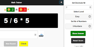Math Trainer - Basic Operations Screenshot 2