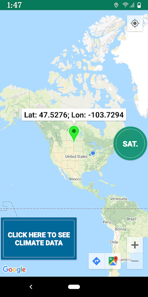 Earth Climate Data Finder Screenshot 2