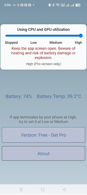 M.U. Battery Drainer Screenshot 3