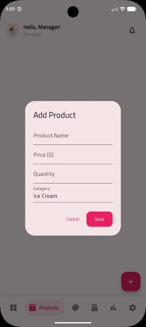 ice cream manager Screenshot 2
