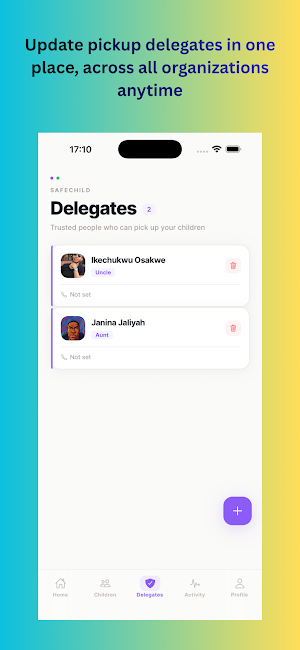 SafeChild Parent Screenshot 1