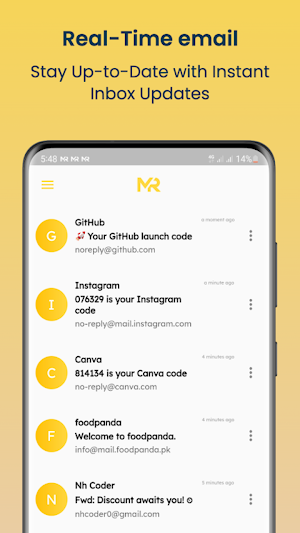 MailRush by Temp Mail Screenshot 2