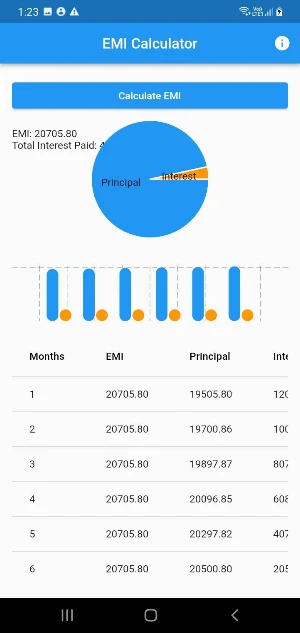 EMI Calculator Screenshot 1