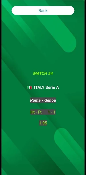 Ht-Ft Single odds Screenshot 3