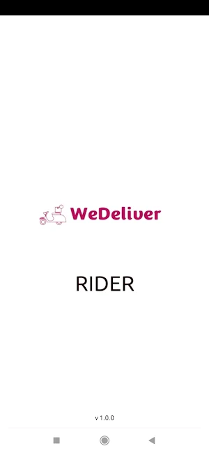 WeDeliver RIDER Screenshot 3