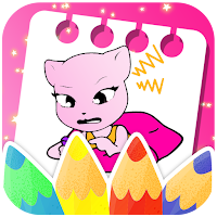 My angela coloring tom book