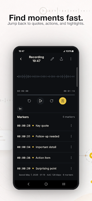 FieldRecorder: Mark Audio Screenshot 2