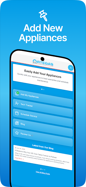 Ortega's Appliance Service Screenshot 3