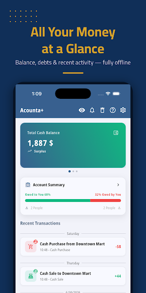 Acounta – Personal Finance Screenshot 0