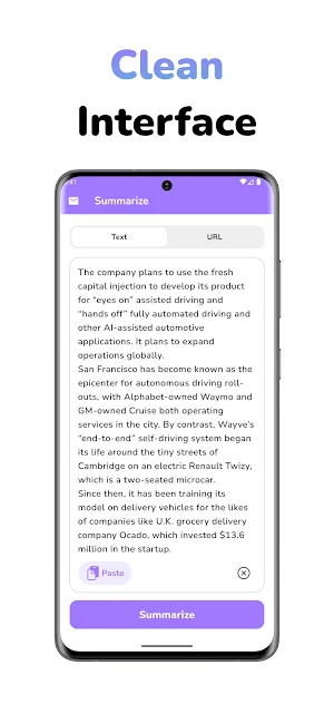 Summary: Text Summarizer Screenshot 2