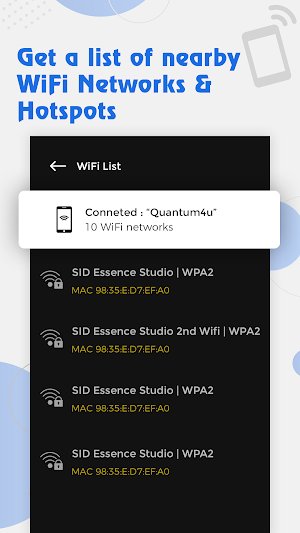 WiFi Hacker - Show WiFI Password, WiFi Security Screenshot 2