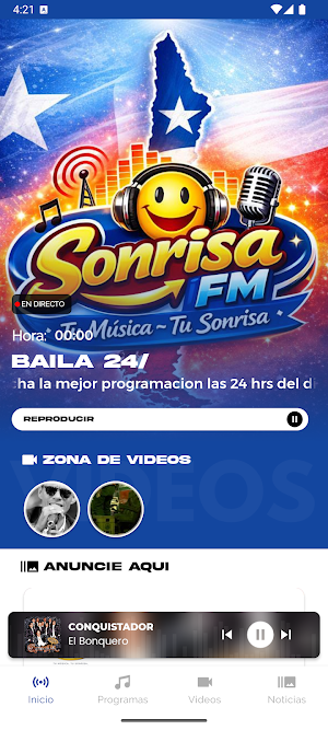 Sonrisa FM Chile Screenshot 1