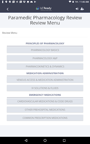 Paramedic Pharmacology Review Screenshot 2