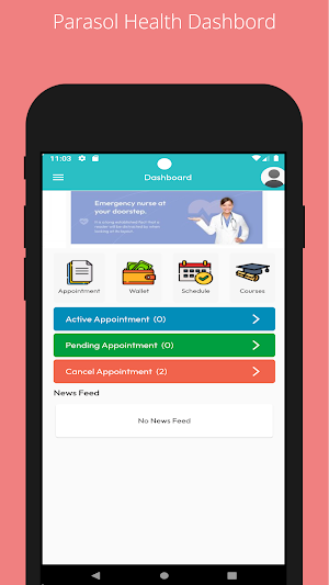 Parasol Health Nurse Screenshot 2