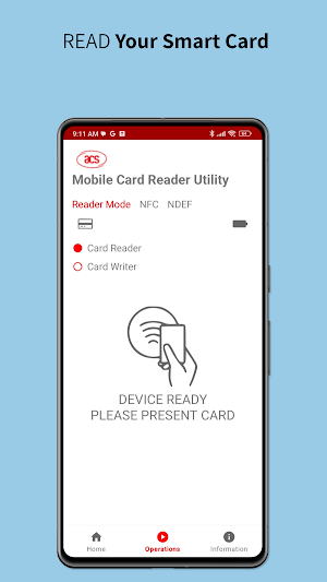Mobile Card Reader Utility Screenshot 1