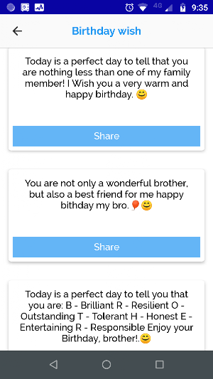 Birthday Wishes Screenshot 2