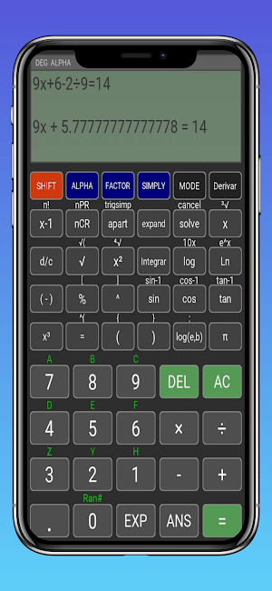Scientific Calculator Screenshot 1