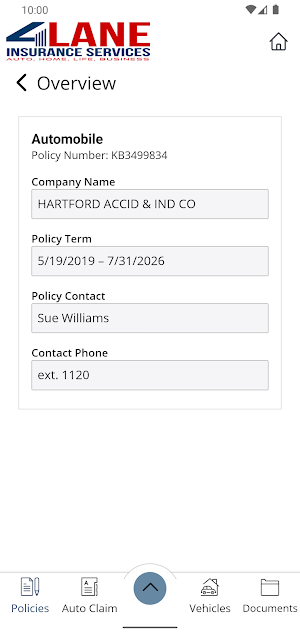 4 Lane Insurance Mobile Screenshot 3