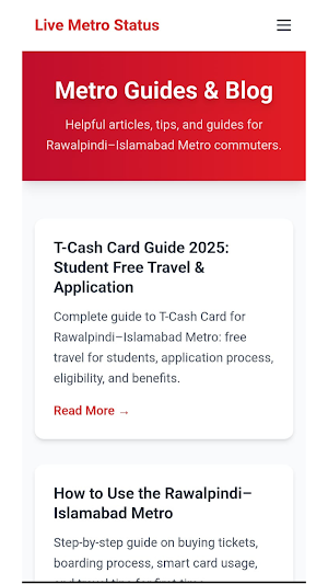 Pakistan Live Metro Screenshot 3