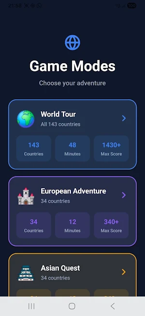 World Speed Quiz Screenshot 2