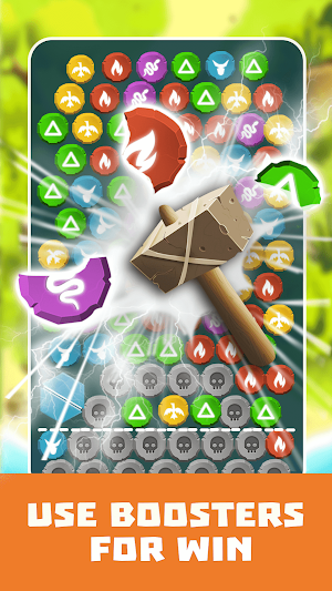 Stone Age Match-3 Puzzle Screenshot 1