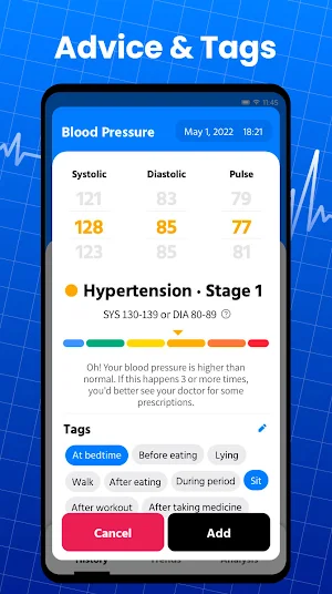 Blood Pressure App Pro Screenshot 3