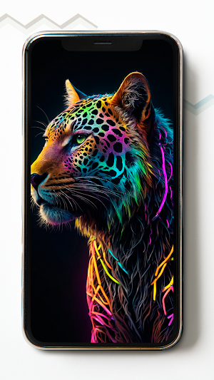 Neon Animals HD Wallpapers Screenshot 2