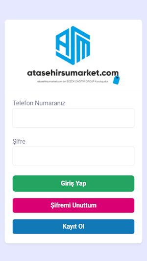 Ataşehir Su Market Screenshot 0