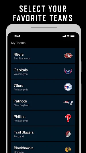 MyTeams by NBC Sports Screenshot 2