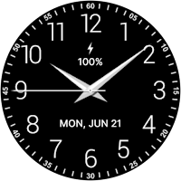 Minimalist Analog M Watch Face