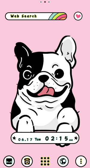 French Bulldogs Theme +HOME Screenshot 0