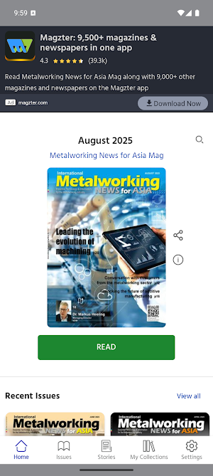 Metalworking News for Asia Mag Screenshot 0