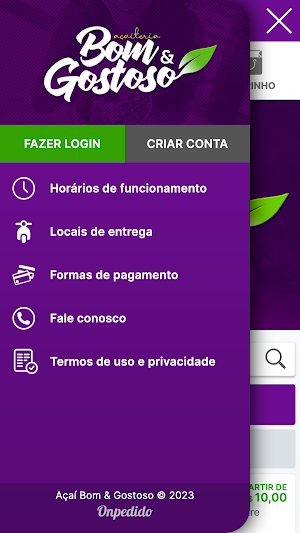 Açaí Bom e Gostoso Screenshot 0