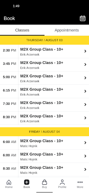 M2X Club Screenshot 1