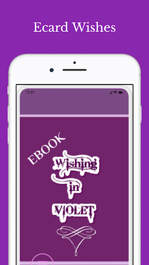 Ecard Wishes in Violet Screenshot 0