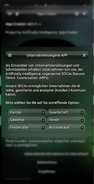 App-Creator Screenshot 3
