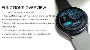 Sky Blue Circuit For Wear OS Screenshot 2
