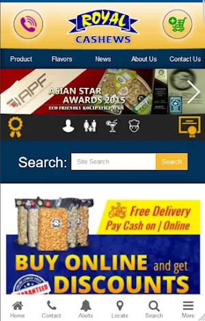 Royal Cashew Store Screenshot 0